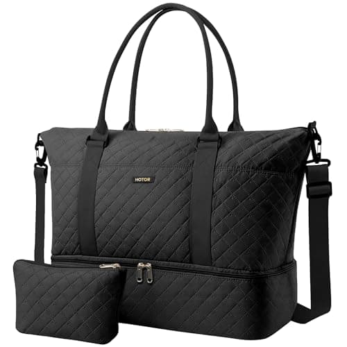 HOTOR Travel Bags for Women - Large Carry on Luggage Weekend Bag Foldable