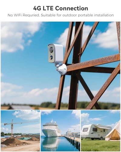COCOCAM 4G Portable Magnetic No Wifi Security Camera Wireless — view 4
