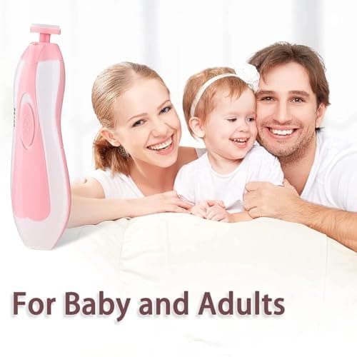 Baby Healthcare and Grooming Kit, 20 in 1 Portable Baby Safety Care Set with Hair Brush Comb Nasal Aspirator Electric Nail Trimmer Set Baby Essentials kit for Newborn Boys Girls (Pink) — view 3