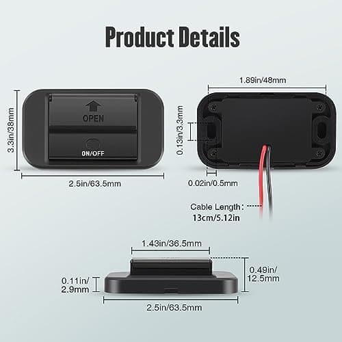 Thlevel USB Socket Car Charger Panel Camper USB Charger Dual USB 12V — view 4