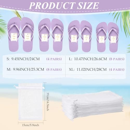 Unittype 24/48 Pairs Flip Flops Bulk — view 5