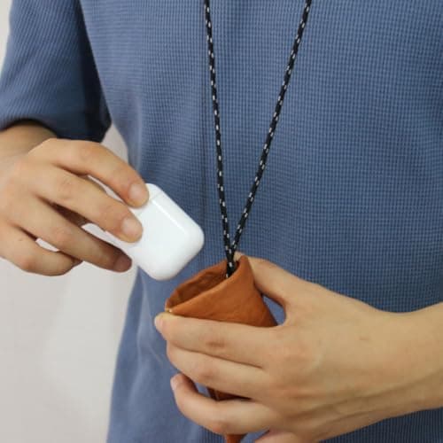 VALICLUD Mini Coin Purse Small Neck Pouch with Keychain Lightweight Hanging Change Wallet for Cards Cash Earphone Storage Travel Daily Use — view 6