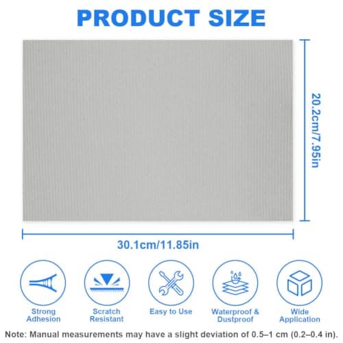ANOMM 3pcs Canvas Repair Patch, 30x20cm Self-Adhesive Fabric Patch — view 2