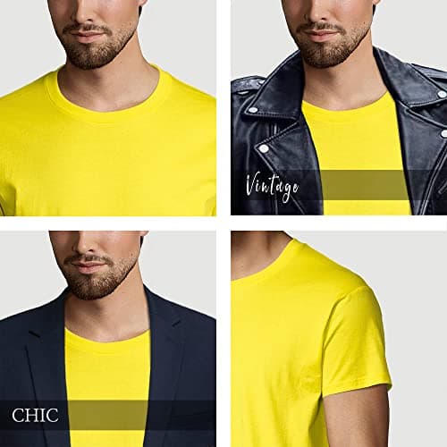 ONE IN THE CITY Men's Graphic T-Shirt and Travel to DAR ES Salaam Eco-Friendly Limited Edition Short Sleeve Tee-Shirt Vintage Birthday Gift Novelty Lemon S — view 4