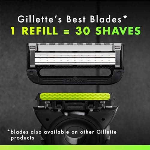 GilletteLabs with Exfoliating Bar, Razor for Men, 1 Handle Plus 5 Blades — view 6