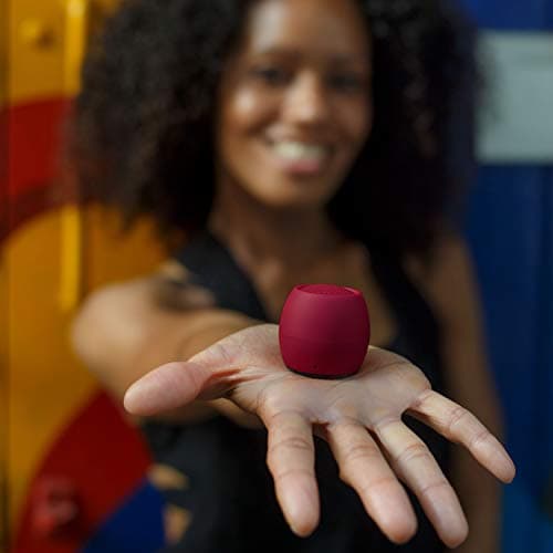 Boompods Zero Mini Bluetooth Speaker - Small Portable Speakers, Burgundy — view 2