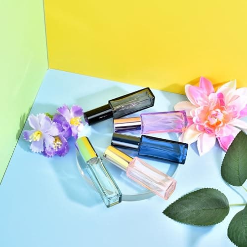 Yikimyfo Mini Perfume Spray 3 Pcs 9ML/0.3oz Travel Size Refillable Glass Bottle - Leakproof & Portable Atomizer with Fine Mist for Cologne — view 3