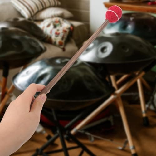 Toddmomy Lightweight Wooden Mallet with Wool Yarn for Meditation Singing Bowl, Calming Effects Sound Bowl Stick for Study and Travel, Suitable for Men and Women — view 5