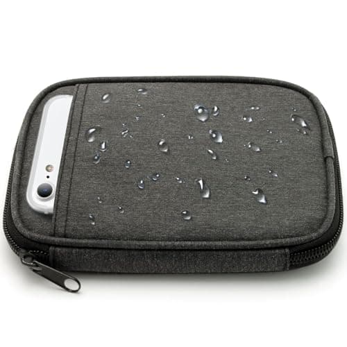 CampTeck U6750 Small Travel Wallet Passport Holder & RFID Faraday Signal Blocking Organiser Pouch for Credit Debit Cards, IDs, Documents, Money, Ticket, Key, etc – Black — view 3