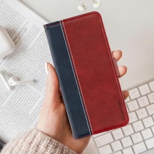Shantime Two-Tone Leather Case for Xplore 2 Projector 5G - Red — view 6