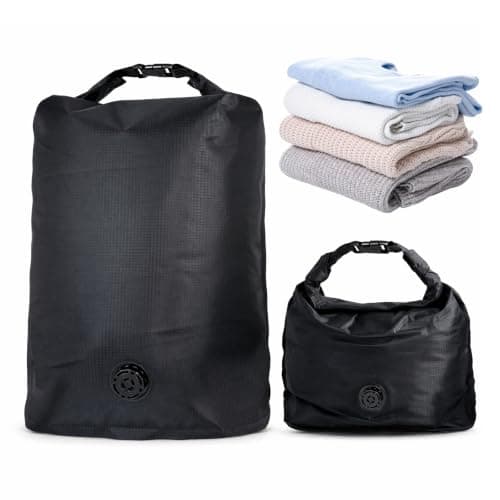 Travel Laundry Bag, Space Saving Compressible Dirty Clothes Bag
