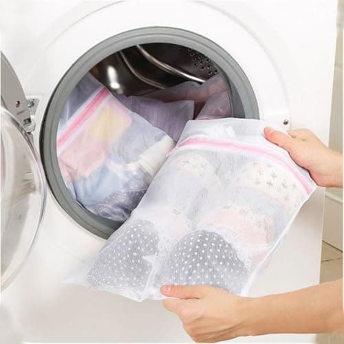 Wash Bag Nylon With Zip Delicates Laundry Bag Zipped Travel Storage Bag Laundry Washing Bag Fine For Lingerie Sweater Garment Undergarment Delicates Blouse 2 sizes (Washing Bag) — view 5