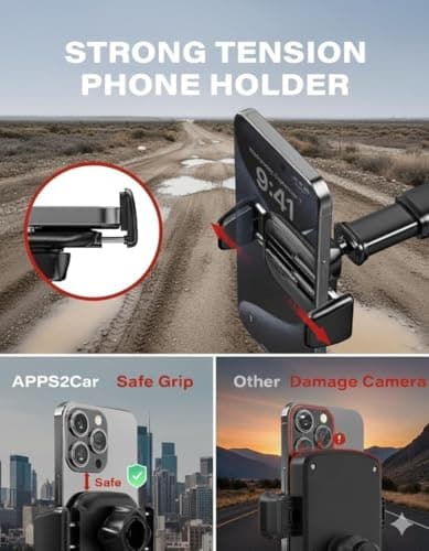 APPS2Car 3-in-1 Car Phone Mount for Dashboard, Windshield & Air Vent — view 4