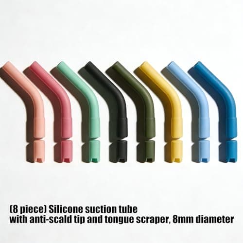 8 Pack Food Grade Silicone Straw Guards During Winter Activity — view 5
