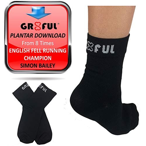 Short Compression Socks for Men & Women – Ankle Support Socks for Running, Sport & Everyday Wear | Lightweight Arch & Foot Support Socks for Comfort & Recovery – 1 Pair S/M