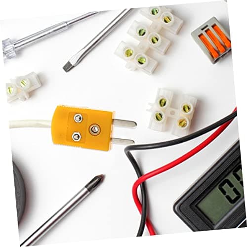 BUGUUYO 20 Sets Thermocouple Wire Connector Type k Cable Adapter Plug Tube Connector for K-type Thermocouple — view 5