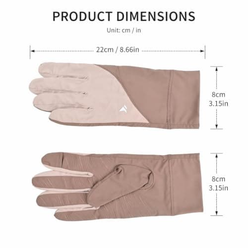 Kemay Women UV Protection Gloves Ice Silk Sun Touchscreen Non Slip Driving — view 2
