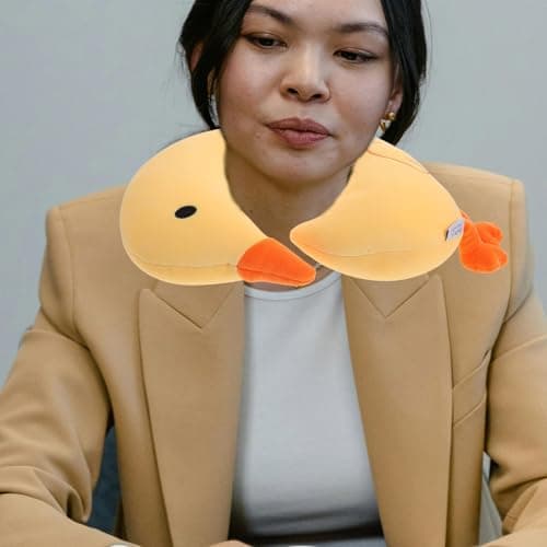 SHINEOFI Cute Goose U Shaped Neck Pillow for Adults Travel Comfort — view 5