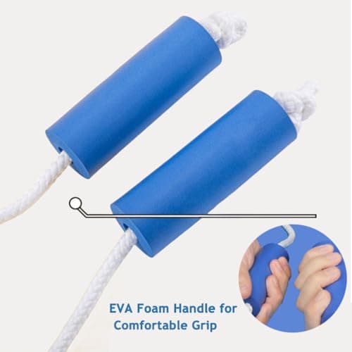 Sock Aids for Putting Socks On and Off Socks Helper with Adjustable Cords Compression Sock Helper Aide Tool with Soft Foam Round Handles for Elderly Disabled Pregnant Helper Aide Tool — view 3