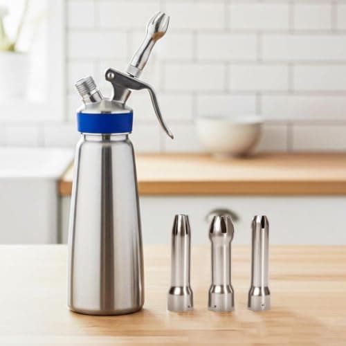 Wudhgslc Nozzle Whipped Cream Nozzles with Adapter for Decorating — view 5
