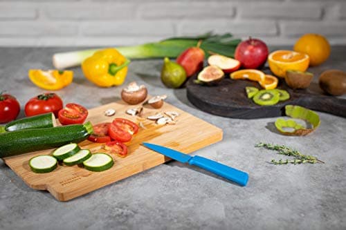 Kuhn Rikon 26603 Colori+ Non-Stick Paring Knife, Blue, Stainless Steel, 4" — view 2