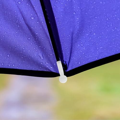 COMPUKAS 10Pcs Milk White Foldable Umbrella Tail Beads Replacement Kit for S Long Handle Rain and Sun Umbrellas Sturdy Repair and Maintenance — view 5