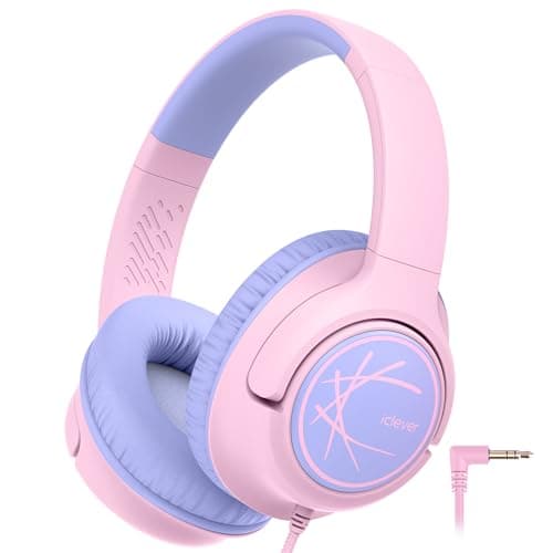 iClever HS26 Kids Headphones Wired 3.5mm, Childrens Headphones for Kids
