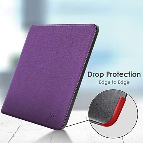 Forefront Cases Case for New Amazon Kindle (16 GB) 6" (11th Generation - 2024 & 2022 Models) - Purple - Slim, Light & Protective, Smart Auto Sleep-Wake Function Cover for Kindle 6" — view 5