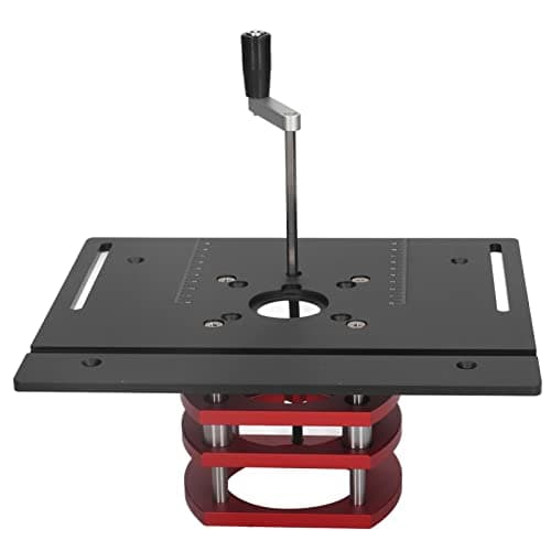 OVAQUIXI Router Lift Kit, 51mm Travel, Crank, Aluminum