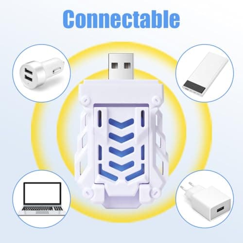 AOOWU USB Mosquito Repellent Plug In Mosquito Killer, 12 PCS Indoor Insect Repellent Plug In, Mosquito Killer, Portable Electric Mosquito Repeller, Summer Sleep Insect repellent — view 6