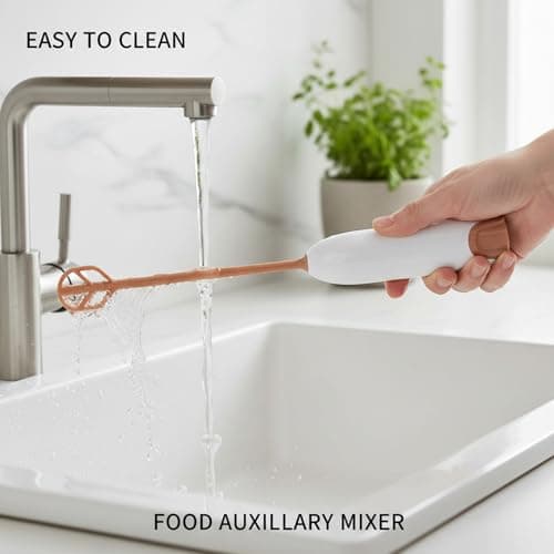 Faroby Formula Mixer, Handheld Milk Powder Electric Stirrer with 2 Detachable Wands, Food-Grade PP Portable Drink Mixer for Bottles & Cups, Battery Not Included, White, Stirrers Electric — view 3