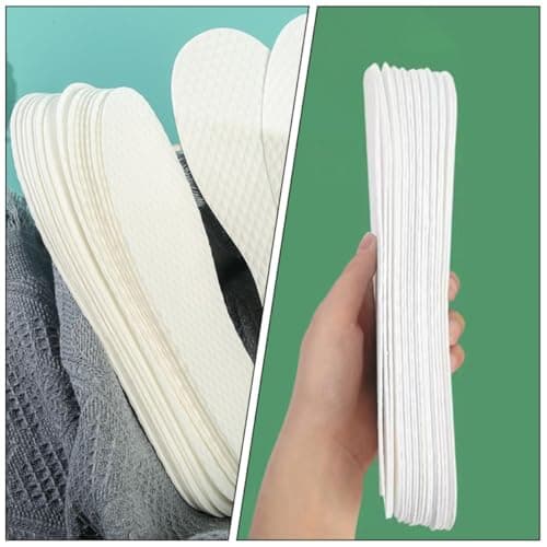 10 Pairs Disposable Thin Shoe Insoles with Sweat Absorption — view 4