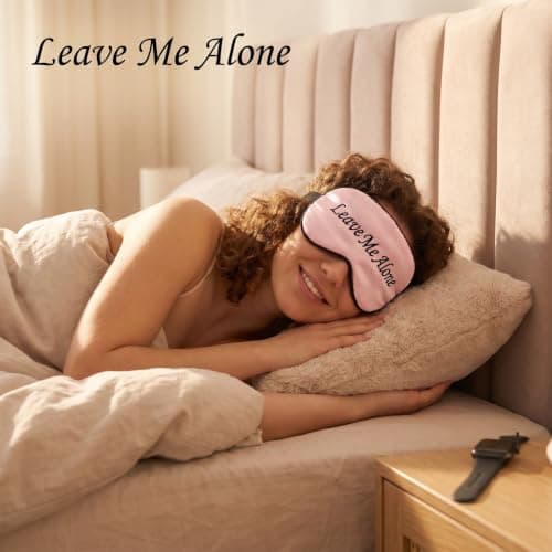 4 PCS Sleeping Eye Mask, Adjustable Soft Silk Eye Mask for Sleeping — view 6