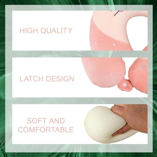 KSVFTB Kids Travel Pillow, Kids Neck Pillows for Travel, Comfortable U-Shape Neck Pillow for Kids, Ideal for Airplane, Car, Train, Camping, Home, and Office Use, 30 cm — view 3