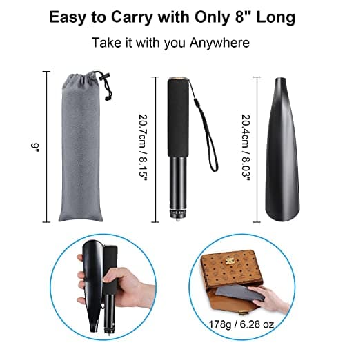 Mishell Shoe Horn Long Handled -Telescopic 41-97cm, Smooth Plastic Shoe Horn with Metal Handle, Extra Long Shoe Horn for Women, Long Shoe Horns for Men Long Handled, Long Handled Shoe Horn for Boots — view 3