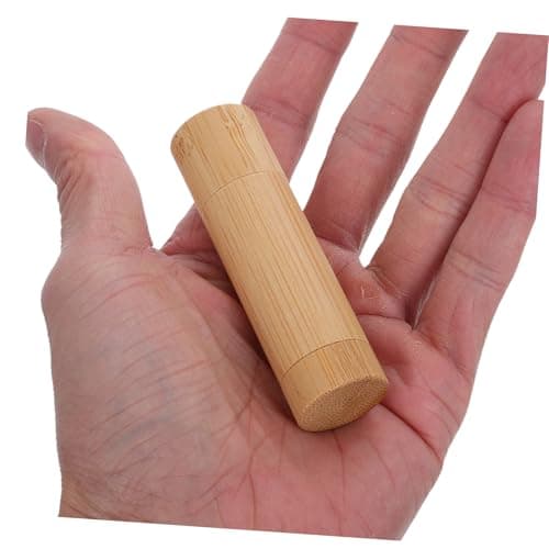 5g Refillable Bamboo Lipstick Tube for Cosmetic Wax Storage — view 3