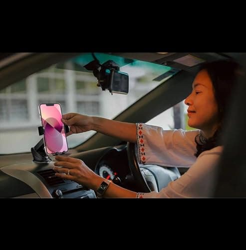 NWNK13 Car Phone Holder for Cars Dashboard Windscreen Desk, 3in 1 Mobile Phone Mount Automobile Cradle 360° Rotatable Stand GPS Vehicle Mount for Samsung S26 S26Ultra S26+ S25 S25Ultra S24 S24+ — view 5