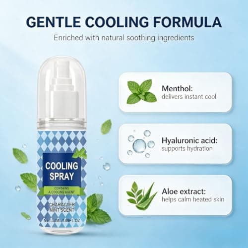 Cooling Mist Spray Face & Body 50ml - Hydrating Refreshing for Hot Weather — view 6