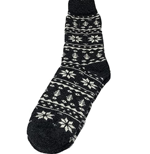 Berry & Wilson 2 Pairs Men’s Heavy Duty Wool Thermal Socks, Yellow, One Size — view 5