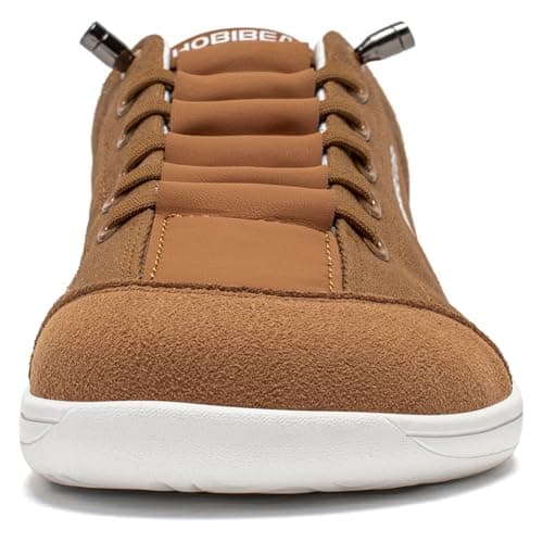 HOBIBEAR Unisex Wide Trainers for Men Women Outdoor Trail Running Minimalist Walking Shoes Lightweight and Breathable Brown — view 3