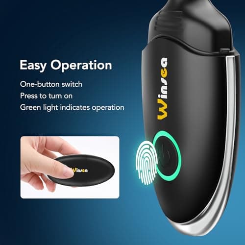 Winsea Nose and Ear Hair Trimmer for Men and Women - Travel Trimmer, High Precision Nose Shaver, USB Rechargeable, Waterproof, Safe and Silent Operation, Design — view 4