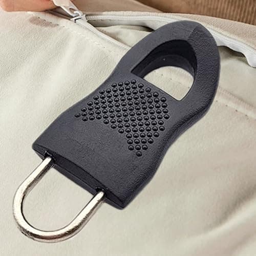 Replacement Zipper Pull Tab - Reusable Zipper Handle for Coats, Bags, Suitcases, Jackets, Backpacks - Universal Zipper Repair Kit for Clothing and Travel Gear, Easy Fix Zipper Accessories — view 3