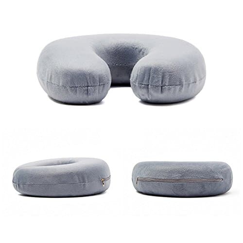Dream Garden Comfort Memory Foam U Shaped Pillow Neck Support Head Rest Cushion (gray) — view 2