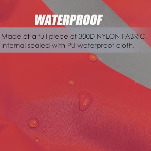 LICQIC Waterproof Rain Cover for Backpack, Reflective Rucksack Rain Cover for Outdoor, Hiking, Camping, Traveling, Cycling — view 3