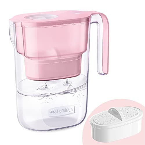 Waterdrop PT-05P Elfin Water Filter Jug 2.5L, NSF Certified, 3-Month, Pink