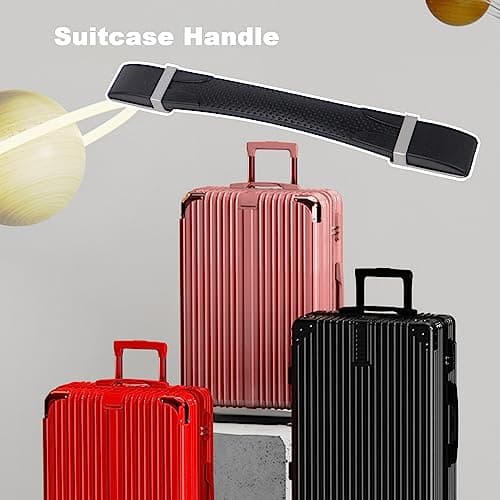 Mxfans Suitcase Luggage Handle Holder Strap Handle 26.5cm with Brackets Black B120 — view 3