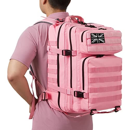 QT&QY 45L Military Tactical Backpacks for Women GYM Fitness Molle Army Assault Pack 3 Day Bug Out Bag Hiking Trekking Rucksack — view 4