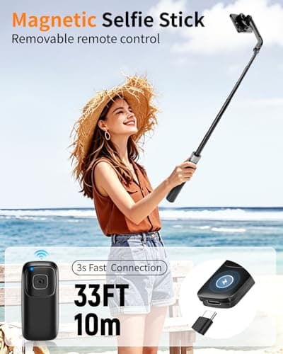 Victiv Magnetic Tripod for iPhone, 70" Tall Phone Tripod Stand for Filming — view 4
