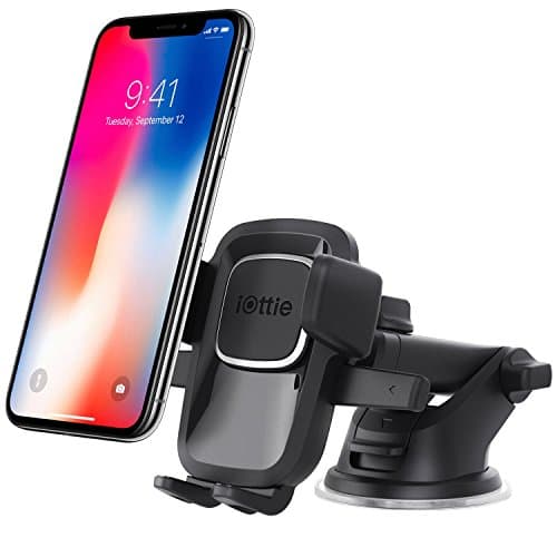 iOttie Easy One Touch Classic Car Phone Holder for Dashboard & Windscreen – Universal Mount with One-Touch Lock, Adjustable Arm, Strong Suction – Fits iPhone, Samsung & Smartphones — view 2