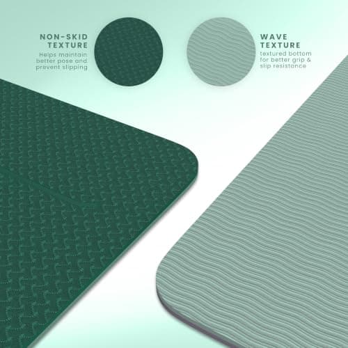 Yogii Non-Slip 6mm TPE Yoga Mat with Alignment Guides — view 3